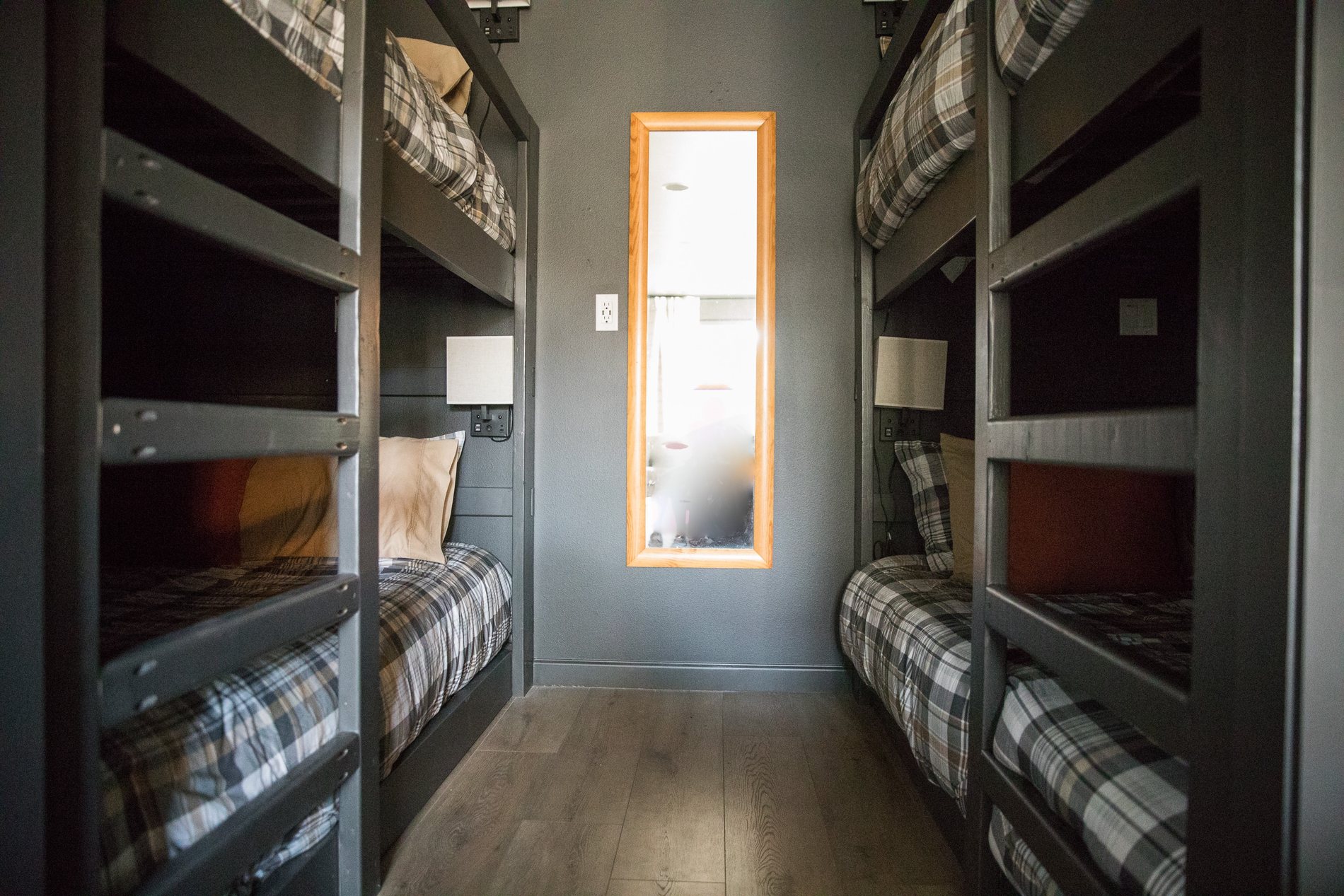 Bunk beds in a guest room