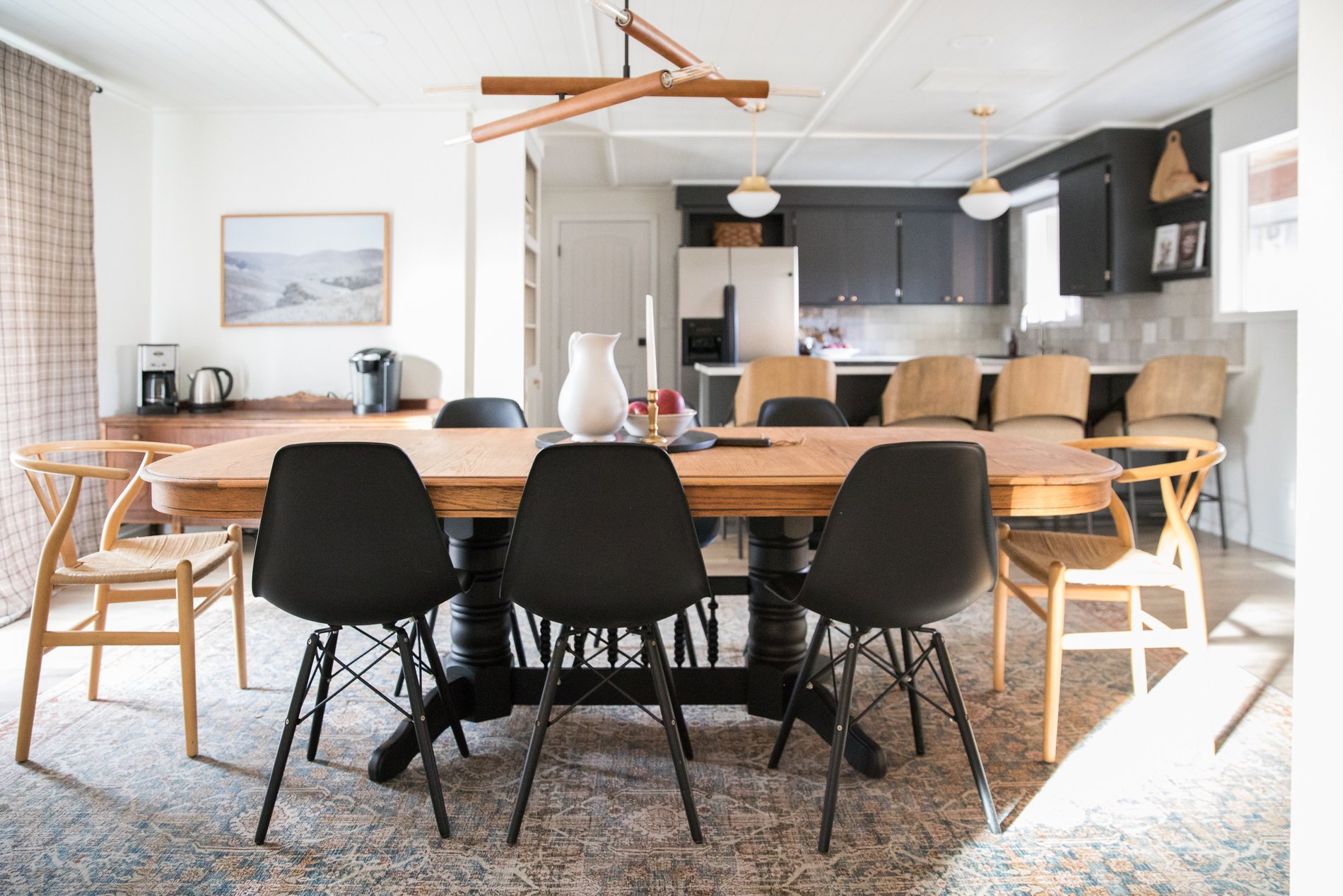 Actual photo of The Hideaway Home's dining and kitchen